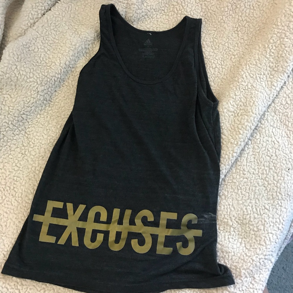 Gray Adidas tank